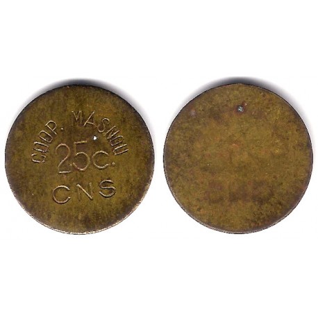 Cooperativa Masnou. CNS. 25 Céntimos (MBC)