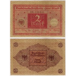 (59) Imperio Alemán (Weimar). 1920. 2 Mark (EBC)