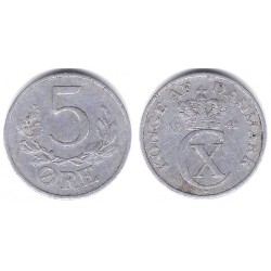 (834) Dinamarca. 1941. 5 Ore (MBC-)
