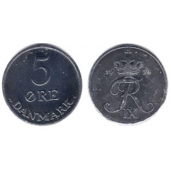 (843.1) Dinamarca. 1954. 5 Ore (MBC)