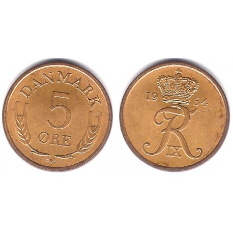 (848.1) Dinamarca. 1964. 5 Ore (MBC+)