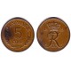 (848.1) Dinamarca. 1969. 5 Ore (MBC)