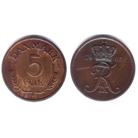(848.1) Dinamarca. 1965. 5 Ore (MBC)