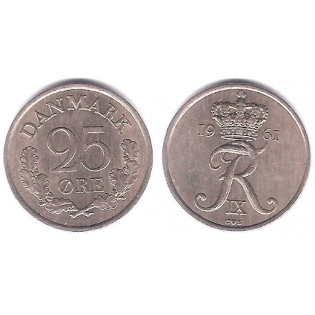(850) Dinamarca. 1961. 25 Ore (MBC)