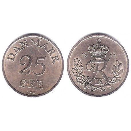 (842.1) Dinamarca. 1955. 25 Ore (MBC)