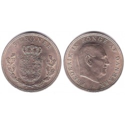 (853.1) Dinamarca. 1968. 5 Kroner (MBC)