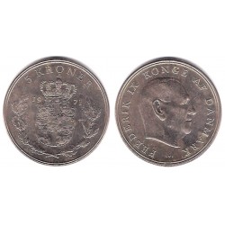 (853.1) Dinamarca. 1971. 5 Kroner (MBC)