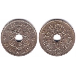 (869.1) Dinamarca. 1990. 5 Kroner (MBC)