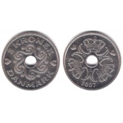 (869.1) Dinamarca. 2007. 5 Kroner (EBC+)