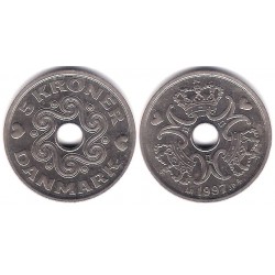 (869.1) Dinamarca. 1997. 5 Kroner (MBC)