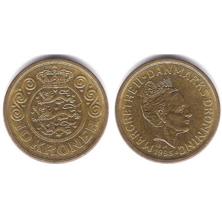 (877) Dinamarca. 1995. 10 Kroner (MBC)