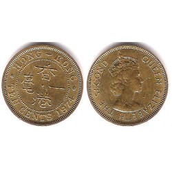 (28.3) Hong Kong. 1974. 10 Cents (EBC+)