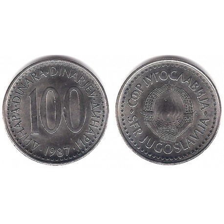 (114) Yugoslavia. 1987. 100 Dinara (EBC+)
