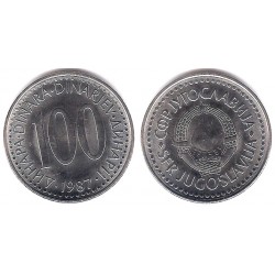 (114) Yugoslavia. 1987. 100 Dinara (EBC+)