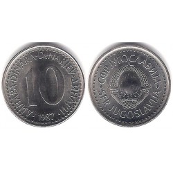 (89) Yugoslavia. 1987. 10 Dinara (SC)