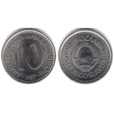 (89) Yugoslavia. 1987. 10 Dinara (SC)