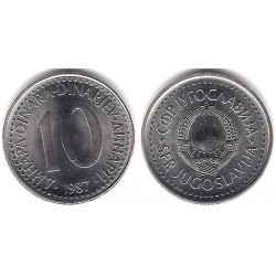 (89) Yugoslavia. 1987. 10 Dinara (SC)