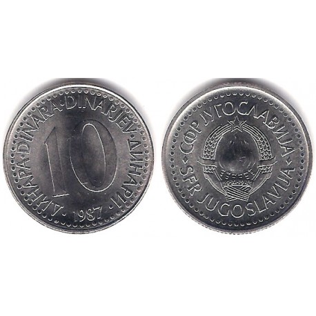 (89) Yugoslavia. 1987. 10 Dinara (SC)
