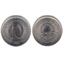(89) Yugoslavia. 1987. 10 Dinara (SC)