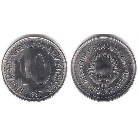 (89) Yugoslavia. 1987. 10 Dinara (SC)