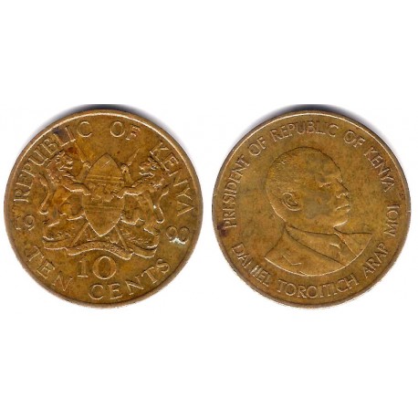 (18) Kenia. 1990. 10 Cents (MBC)