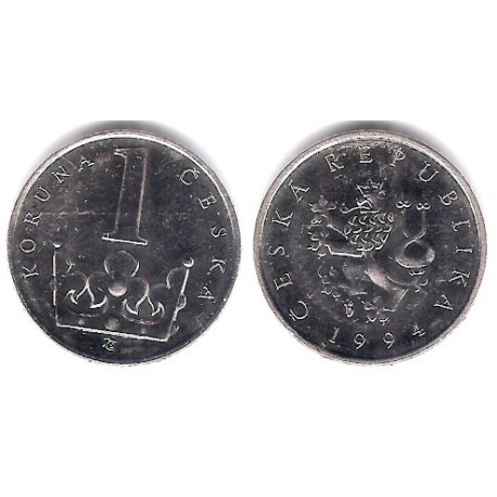 (7) República Checa. 1994. 1 Korun (EBC)