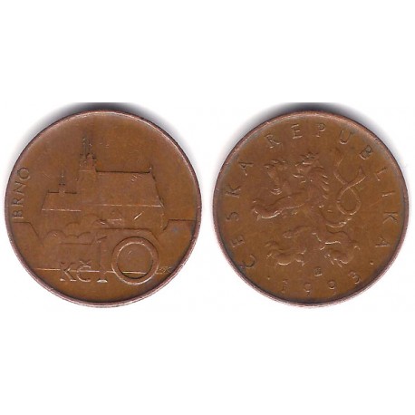 (4) República Checa. 1993. 10 Korun (BC+)