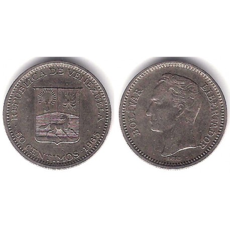 (Y41) Venezuela. 1965. 50 Céntimos (MBC)