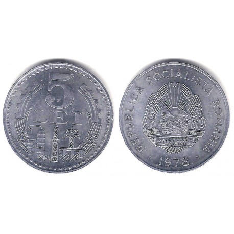 (97) Rumania. 1978. 5 Lei (EBC+)