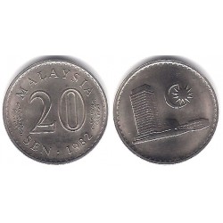 (4) Malasia. 1982. 20 Sen (SC)