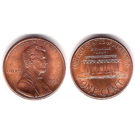 (201b) Estados Unidos de América. 1998. 1 Cent (EBC+)