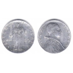 (51.1) Ciudad del Vaticano. 1951. 5 Lira (EBC+)