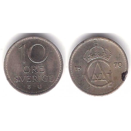 (835) Suecia. 1970. 10 Ore (MBC)