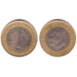 (1244) Turquía. 2010. 1 Lira (BC+)