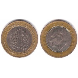 (1244) Turquía. 2018. 1 Lira (MBC)