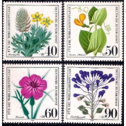 Alemania Democrática. 1980. Serie Completa (Nuevo) Flora