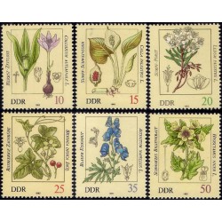 Alemania Democrática. 1982. Serie Completa (Nuevo) Flora