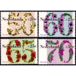 Países Bajos. 1982. Serie Completa (Nuevo) Flores