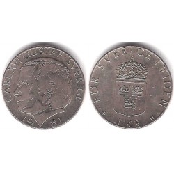 (852) Suecia. 1981. 1 Krona (MBC)