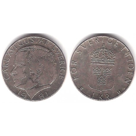 (852) Suecia. 1981. 1 Krona (MBC)