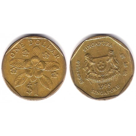 (103) Singapur. 1995. 1 Dollar (MBC)