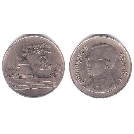 (Y183) Tailandia. 1988(2531). 1 Baht (MBC)