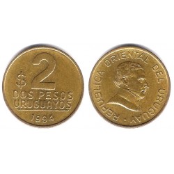 (104.1) Uruguay. 1994. 2 Pesos (MBC)