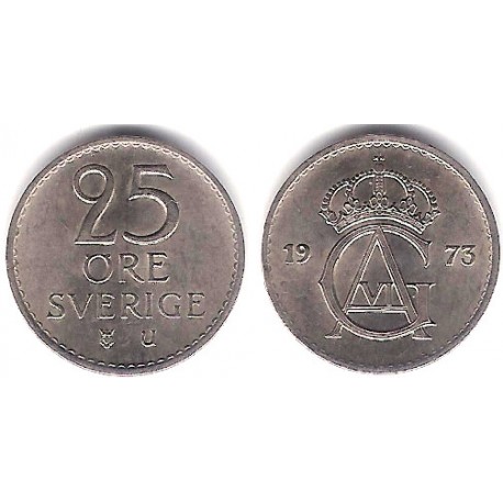 (836) Suecia. 1973. 25 Ore (MBC+)