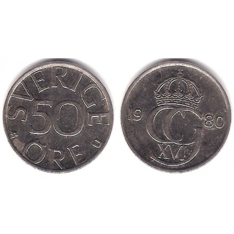 (855) Suecia. 1980. 50 Ore (MBC)