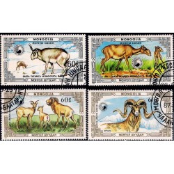 Mongolia. 1986. Serie Completa (Usado) Fauna