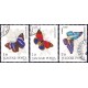 Hungria. 1984. Serie de 3 Valores (Usado) Fauna. Mariposas