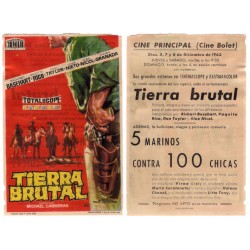 Tierra Brutal. 1963. Cine Principal, Cine Bolet