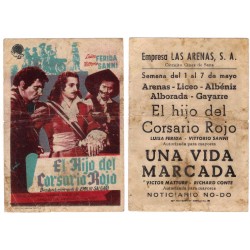 El Hijo del Corsario Rojo. Sin Fecha. Las Arenas. Roturas