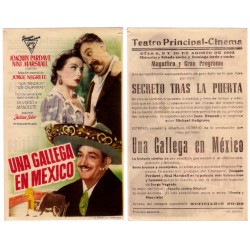 Una Gallega en México. 1952. Teatro Principal Cinema. Pequeñas roturas